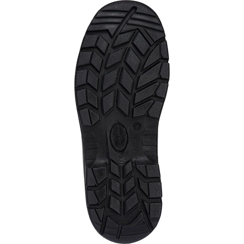Portwest Composite Textile Suede Low Safety Shoe S1 SR FO - Black