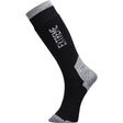 Portwest Extreme Cold Weather Sock in black and grey, size 39-43, featuring ribbed knit construction with grey cuff and heel reinforcement, displayed against white background