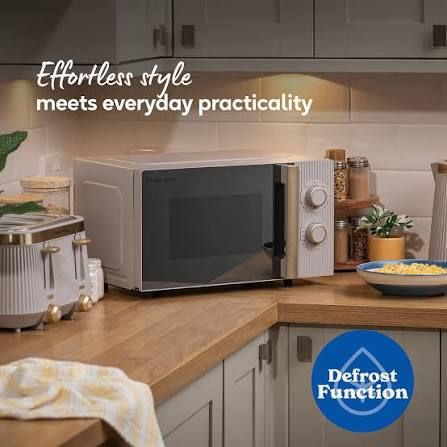 Russell Hobbs Bronte 20 Litre 800w Manual Microwave - Stone | RHMM833ST