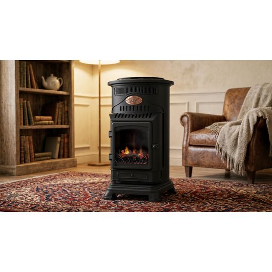Sahara Provence Portable Hybrid Gas and Electric Heater 6kw - Black | PROVFOB-HB6-BK