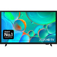 Samsung H5000 32 inch HD LED Smart TV 2025 model displaying colorful abstract bubbles and spheres in blue, green and orange on screen with Global No.1 TV brand badge on black bezel against white background