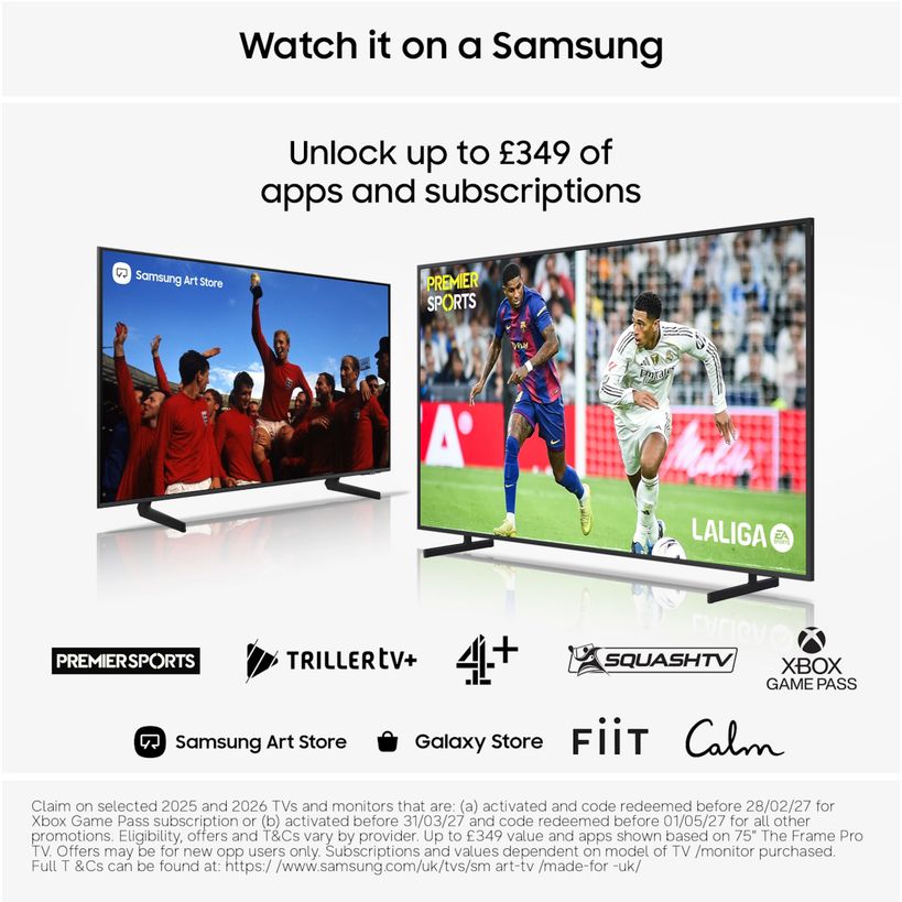 Samsung S95H 48 Inch OLED Glare Free 4K Vision AI Smart TV (2026) | QE48S95HHEXXU