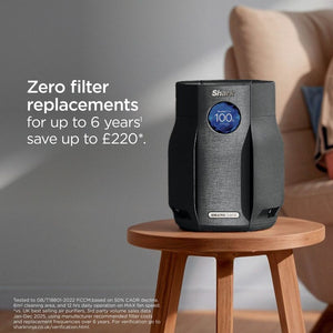 Shark BreatheClear Compact Air Purifier with NeverChange6 - Black | HP062UKBK