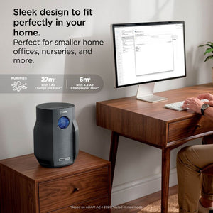 Shark BreatheClear Compact Air Purifier with NeverChange6 - Black | HP062UKBK