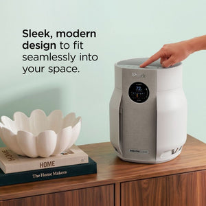 Shark BreatheClear Compact Air Purifier with NeverChange6 - Dove | HP062UK