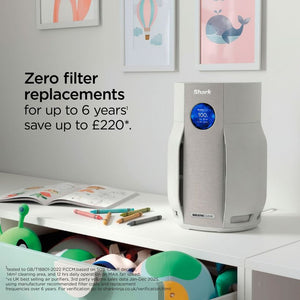 Shark BreatheClear with NeverChange6 Air Purifier - Dove | HP162UK