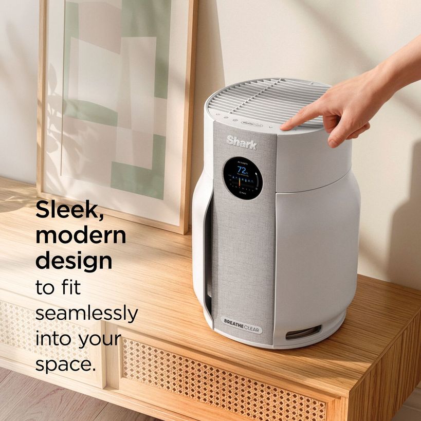 Shark BreatheClear with NeverChange6 Air Purifier - Dove | HP162UK