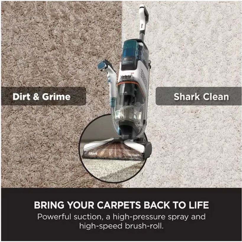 Shark CarpetXpert Deep Carpet Cleaner with Built-In StainStriker | EX200UK