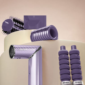 Shark FlexStyle IonCurl Ion Air Drying, Curling and Styling System - Lilac | HD840UKPU