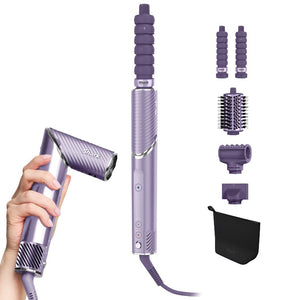 Shark FlexStyle IonCurl Ion Air Drying, Curling and Styling System - Lilac | HD840UKPU