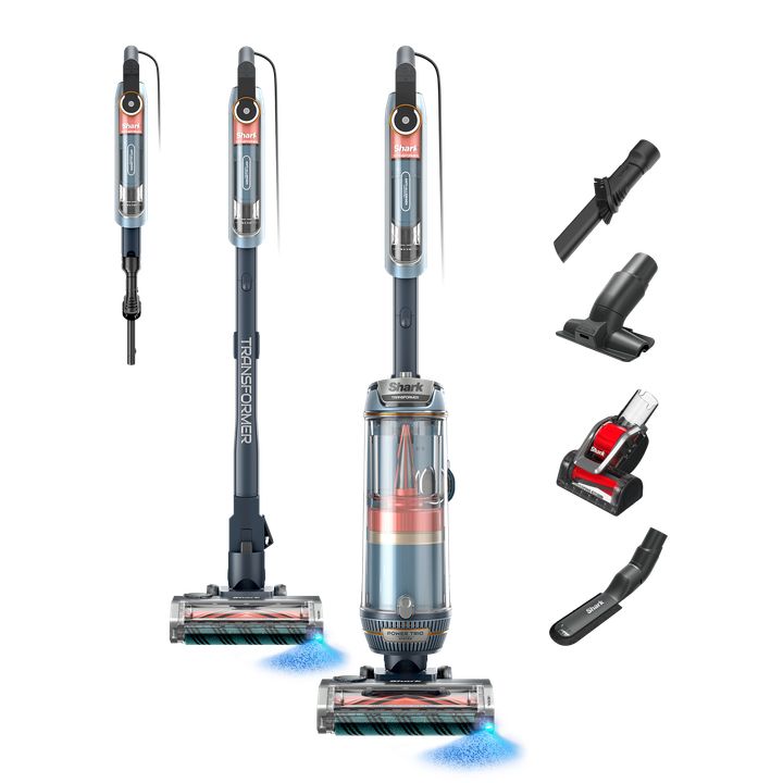 Shark PowerDetect Transformer Bagless Upright Vac Vacuum Cleaner - Chimera Blue | LX5000UKT