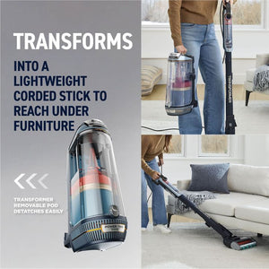 Shark PowerDetect Transformer Bagless Upright Vac Vacuum Cleaner - Chimera Blue | LX5000UKT
