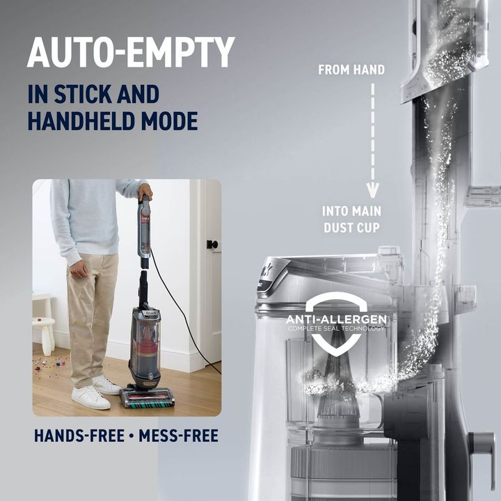 Shark PowerDetect Transformer Bagless Upright Vac Vacuum Cleaner - Chimera Blue | LX5000UKT
