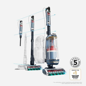 Shark PowerDetect Transformer Bagless Upright Vac Vacuum Cleaner - Chimera Blue | LX5000UKT