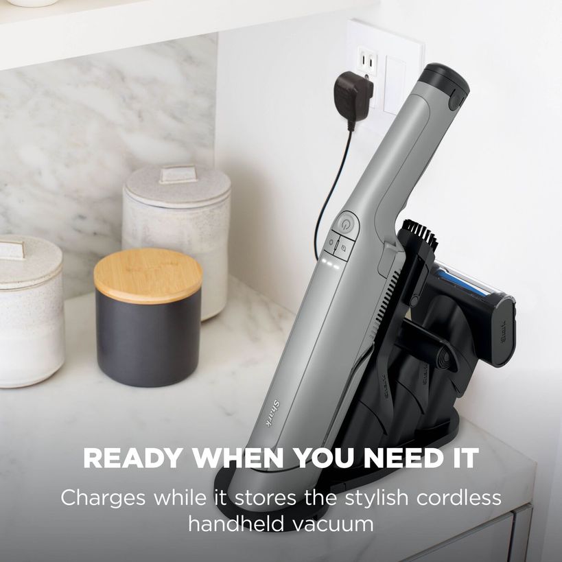 Shark WandVac Deluxe Pet Pro Cordless Handheld Vacuum Vac - Stone Grey | WV501UK