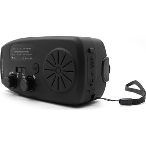Sinox Compact Emergency Radio with windup Dynamo - Black | 056526