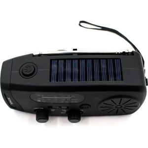 Sinox Compact Emergency Radio with windup Dynamo - Black | 056526