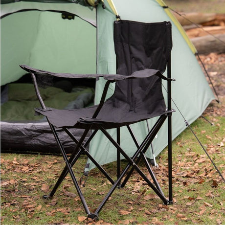 Six Peaks Trail Folding Camping Chair - Black | SIOA000301