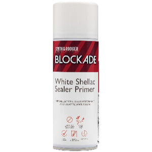 Smith and Rodger Blockade Shellac Sealer Primer Aerosol Spray 400ml - White | BLOCKSPR
