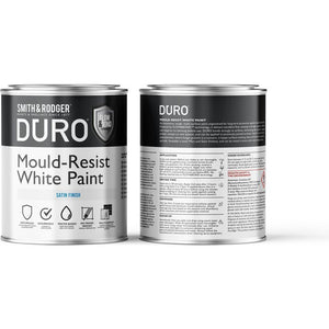 Smith and Rodger Duro Mould Resist Paint 2.5 Litre - White Satin | 2DS
