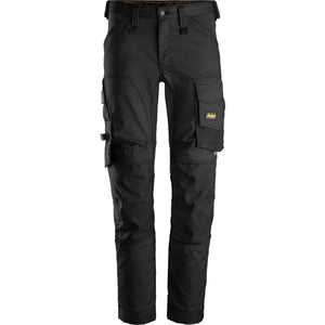 Snickers 6341 AllroundWork Stretch Slim Fit Trousers Size 50 W35 L32 - Black | 63410404050