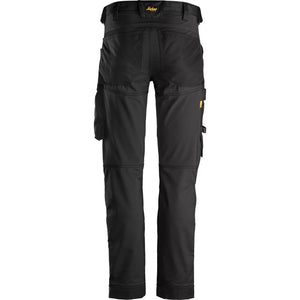 Snickers 6341 AllroundWork Stretch Slim Fit Trousers Size 50 W35 L32 - Black | 63410404050