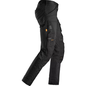 Snickers 6341 AllroundWork Stretch Slim Fit Trousers Size 50 W35 L32 - Black | 63410404050