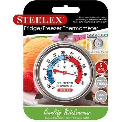 Steelex Fridge and Freezer Thermometer | HK6032F