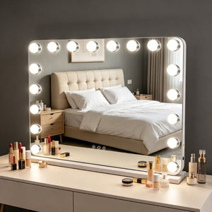 Tara Lane Hollywood Vanity Mirror 62cm with Bluetooth - White | TL7610