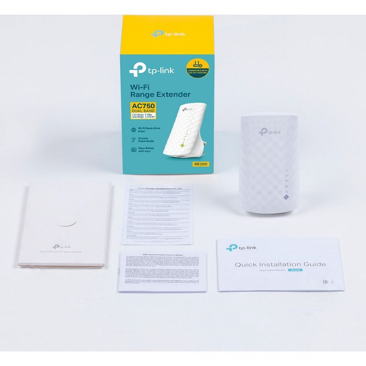 TP-Link AC750 RE200 Wifi Range Extender V3 | TPL-RE200