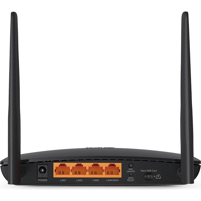 TP-Link AC750 Wireless Dual Band 4G LTE Router - Black | TPL-ARCHER-MR200