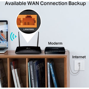 TP-Link AC750 Wireless Dual Band 4G LTE Router - Black | TPL-ARCHER-MR200
