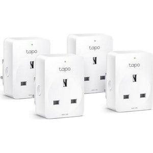 TP-Link Tapo P100 Mini Smart Wifi Plug Sockets 4 Pack | TPL-TAPO-P100-4-PACK