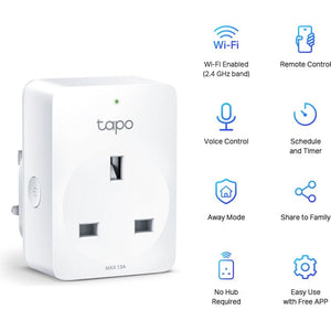 TP-Link Tapo P100 Mini Smart Wifi Plug Sockets 4 Pack | TPL-TAPO-P100-4-PACK