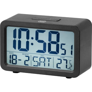 Trevi Big Display Digital Alarm Clock - Black | 041452
