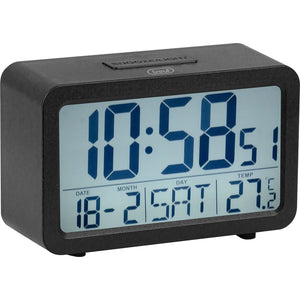 Trevi Big Display Digital Alarm Clock - Black | 041452