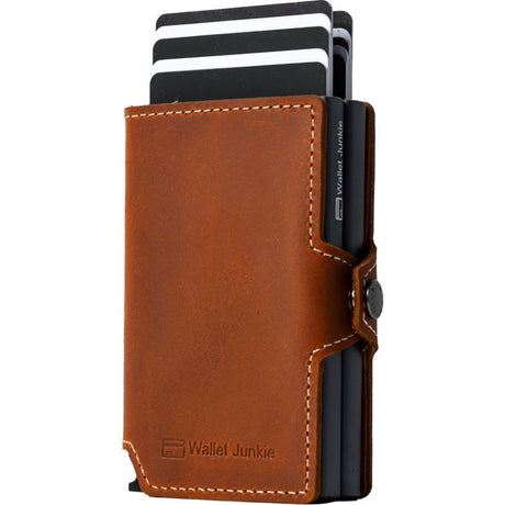Wallet Junkie Pro Duo for up to 14 Cards - Light Brown | WJD-LBR