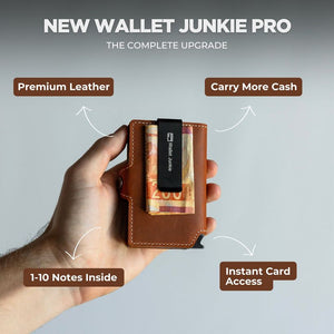 Wallet Junkie Pro Duo for up to 14 Cards - Light Brown | WJD-LBR