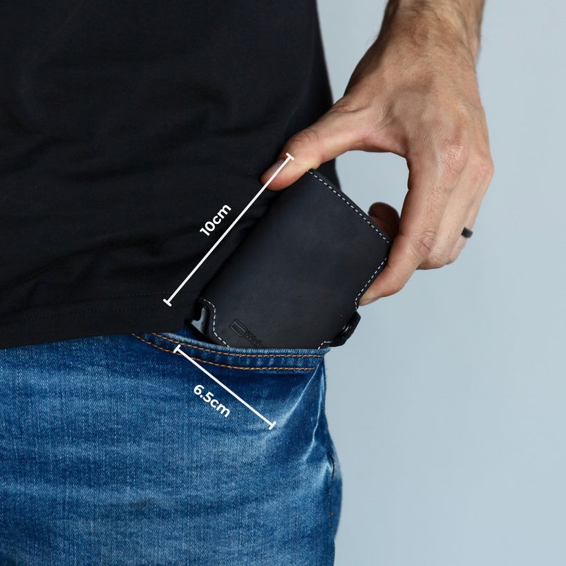 Wallet Junkie Pro Duo for up to 14 Cards - Midnight Black | WJD-BLK