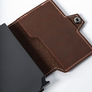 Wallet Junkie Pro Slim for up to 9 Cards - Coffee Brown | WJP-COF