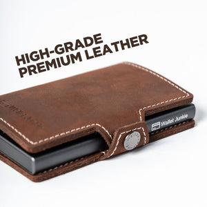 Wallet Junkie Pro Slim for up to 9 Cards - Coffee Brown | WJP-COF