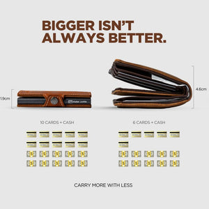 Wallet Junkie Pro Slim for up to 9 Cards - Light Brown | WJP-LBR