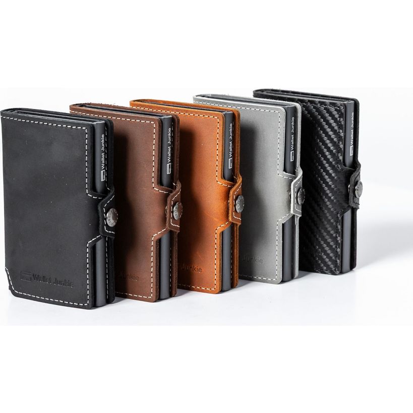 Wallet Junkie Pro Slim for up to 9 Cards - Light Brown | WJP-LBR