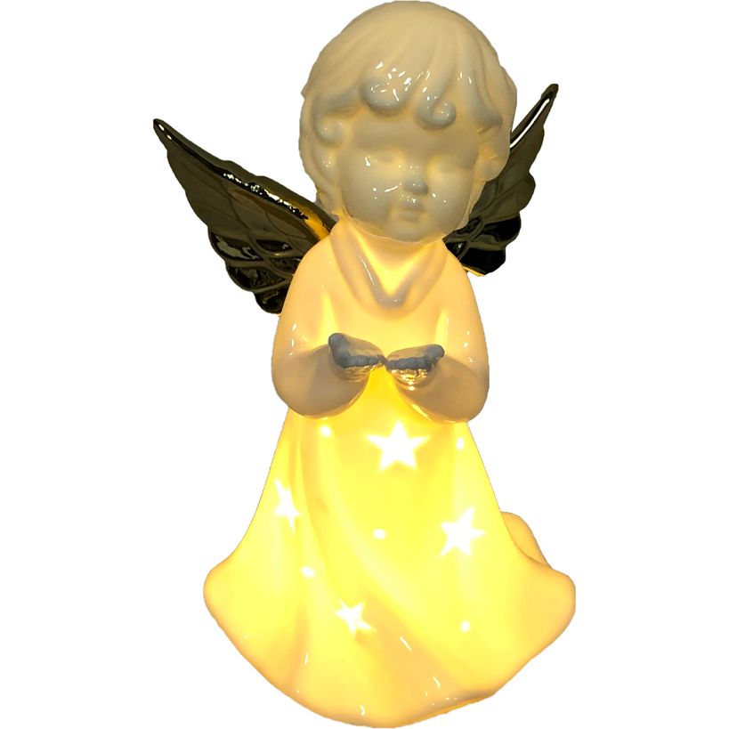 WGP Porcelain Boy and Girl Angel Pair | 2086