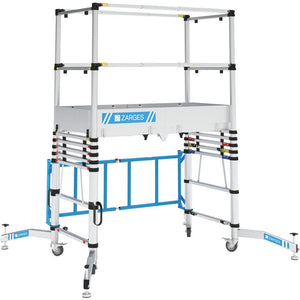 Zarges Teletower Aluminium Telescopic Scaffold Tower with Toeboards | XMS26TOWER
