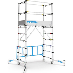 Zarges Teletower Aluminium Telescopic Scaffold Tower with Toeboards | XMS26TOWER