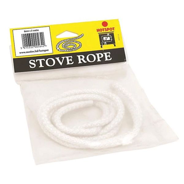 Hotspot Replacement Stove Range Rope 6mm x 2 Metre | HOT220620