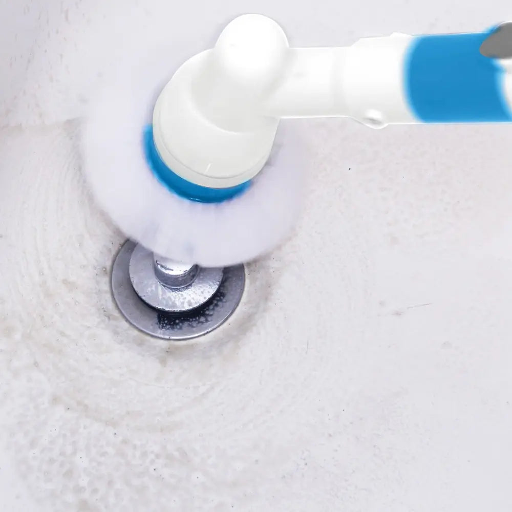JML Scrub Buddi XL Electric Cleaning Brush - White and Blue | A002477