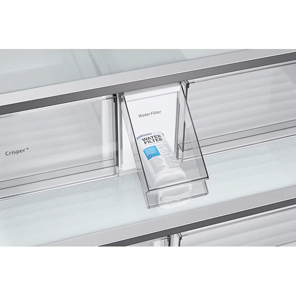 Samsung Bespoke French Style Fridge Freezer with Autofill Water Pitcher - Silver | RF24BB620ES9EU