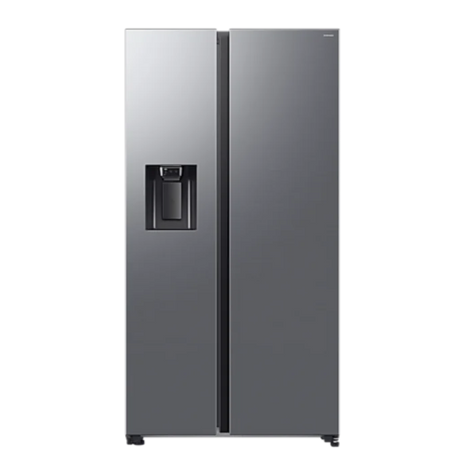 Samsung Series 6 SpaceMax Bespoke AI 640L SBS American Fridge Freezer - Silver | RS70F64KETEU